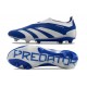 adidas Fotbollsskor Predator Elite Snörlösa FG Blå Vit