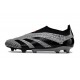 adidas Fotbollsskor Predator Elite Snörlösa FG Grå Svart 