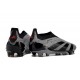 adidas Fotbollsskor Predator Elite Snörlösa FG Grå Svart 
