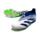 adidas Fotbollsskor Predator Elite Snörlösa FG Vit Blå Grön