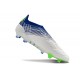 adidas Fotbollsskor Predator Elite Snörlösa FG Vit Blå Grön