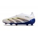 adidas Fotbollsskor Predator Elite Snörlösa FG Vit Grå Blå Röd