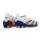 adidas Fotbollsskor Predator Elite Snörlösa FG Vit Grå Blå Röd