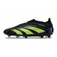 adidas Fotbollsskor Predator Elite Snörlösa FG Svart Grön