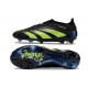 adidas Fotbollsskor Predator Elite Snörlösa FG Svart Grön