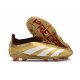 adidas Fotbollsskor Predator Elite Snörlösa FG Guld Vit Röd