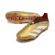 adidas Fotbollsskor Predator Elite Snörlösa FG Guld Vit Röd