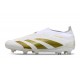 adidas Fotbollsskor Predator Elite Snörlösa FG Vit Guld
