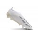 adidas Fotbollsskor Predator Elite Snörlösa FG Vit Guld