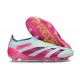 adidas Fotbollsskor Predator Elite Snörlösa FG Blå Rosa