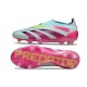 adidas Fotbollsskor Predator Elite Snörlösa FG Blå Rosa
