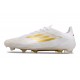 Adidas F50 Elite FG Skor Vit Guld