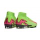 Fotbollsskor Nike Mercurial Superfly X Elite FG Grön Rosa Svart