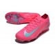 Nike Air Zoom Mercurial Vapor 16 Elite FG Röd Grå