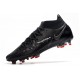 Nike Phantom Gt II Elite Df Fg Fotbollsskor för Män Shadow - Svart Grå Vit