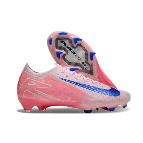 Nike Air Zoom Mercurial Vapor 16 Elite FG Rosa Röd Blå