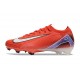 Nike Air Zoom Mercurial Vapor 16 Elite FG Röd Vit