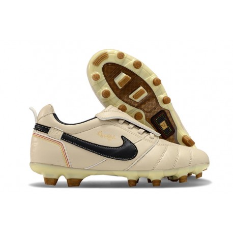 Nike Tiempo Legend 10 Elite FG Beige Svart
