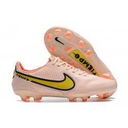 Fotbollsskor Nike Tiempo Legend 9 Elite FG Lucent - Orange Gul Rosa