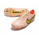 Fotbollsskor Nike Tiempo Legend 9 Elite FG Lucent - Orange Gul Rosa