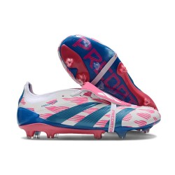 adidas Predator Fold-over Tongue Elite FG Reemergence - Vit Blå Rosa