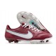 Fotbollsskor Nike Tiempo Legend 9 Elite FG Blueprint - Bordeaux Vit Rosa