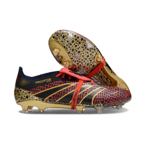 Fotbollsskor adidas Predator FT Elite FG Year Of The Snake - Röd Guld Svart