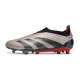 adidas Fotbollsskor Predator Elite Snörlösa FG Vivid Horizon - Silver Röd Svart