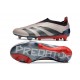 adidas Fotbollsskor Predator Elite Snörlösa FG Vivid Horizon - Silver Röd Svart