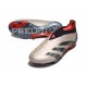 adidas Fotbollsskor Predator Elite Snörlösa FG Vivid Horizon - Silver Röd Svart