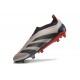 adidas Fotbollsskor Predator Elite Snörlösa FG Vivid Horizon - Silver Röd Svart