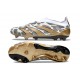 adidas Fotbollsskor Predator Elite Snörlösa FG Guld Vit Grå