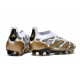 adidas Fotbollsskor Predator Elite Snörlösa FG Guld Vit Grå