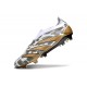 adidas Fotbollsskor Predator Elite Snörlösa FG Guld Vit Grå