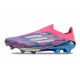 Fotbollsskor för Män Adidas F50+ Elite Snörlösa FG Blå Vit Rosa