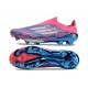 Fotbollsskor för Män Adidas F50+ Elite Snörlösa FG Blå Vit Rosa