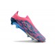 Fotbollsskor för Män Adidas F50+ Elite Snörlösa FG Blå Vit Rosa