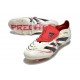 adidas Predator Tongue Elite FG Beige Svart Röd