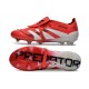 adidas Predator Tongue Elite FG Röd Vit Svart