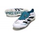 adidas Predator Tongue Elite FG Vit Svart Cyan