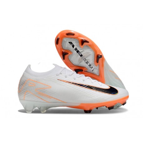 Nike Zoom Mercurial Vapor XVI Elite FG Skor Vit Svart Orange 
