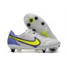 Skor Nike Tiempo Legend IX Elite SG Grå Gul Blå