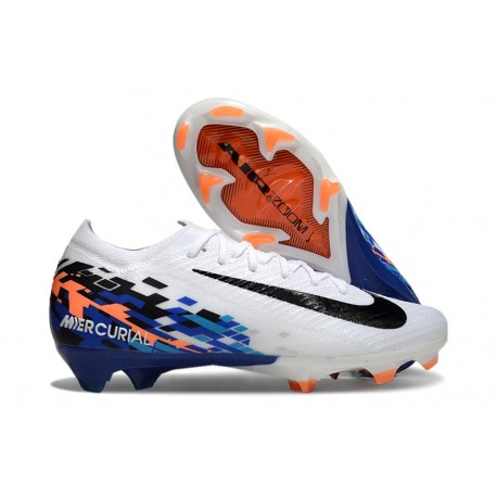 Nike Zoom Mercurial Vapor XVI Elite FG Skor Vit Svart Blå