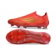 Adidas F50 Elite Snörlös FG Fotboll Skor Röd Guld