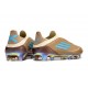 Adidas F50 Elite Snörlös FG Fotboll Skor Brun Vit Blå