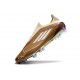Adidas F50 Elite Snörlös FG Fotboll Skor Brun Vit Blå