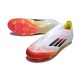 Adidas F50 Elite Snörlös FG Fotboll Skor Vit Röd Svart