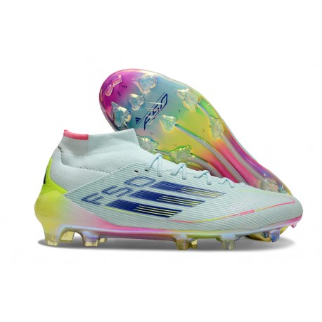 Adidas F50 Elite Mid FG Blå Svart Gul