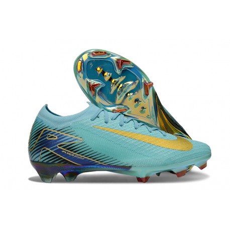 Nike Zoom Mercurial Vapor XVI Elite FG Skor Blå Guld