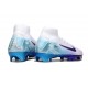 Fotbollsskor Nike Mercurial Superfly X Elite FG Vit Blå Lila